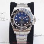 Perfect Replica VR MAX Rolex Sea Dweller Deepsea Black On Blue Face Stainless Steel Case Oyster Band 44mm Swiss Watch
